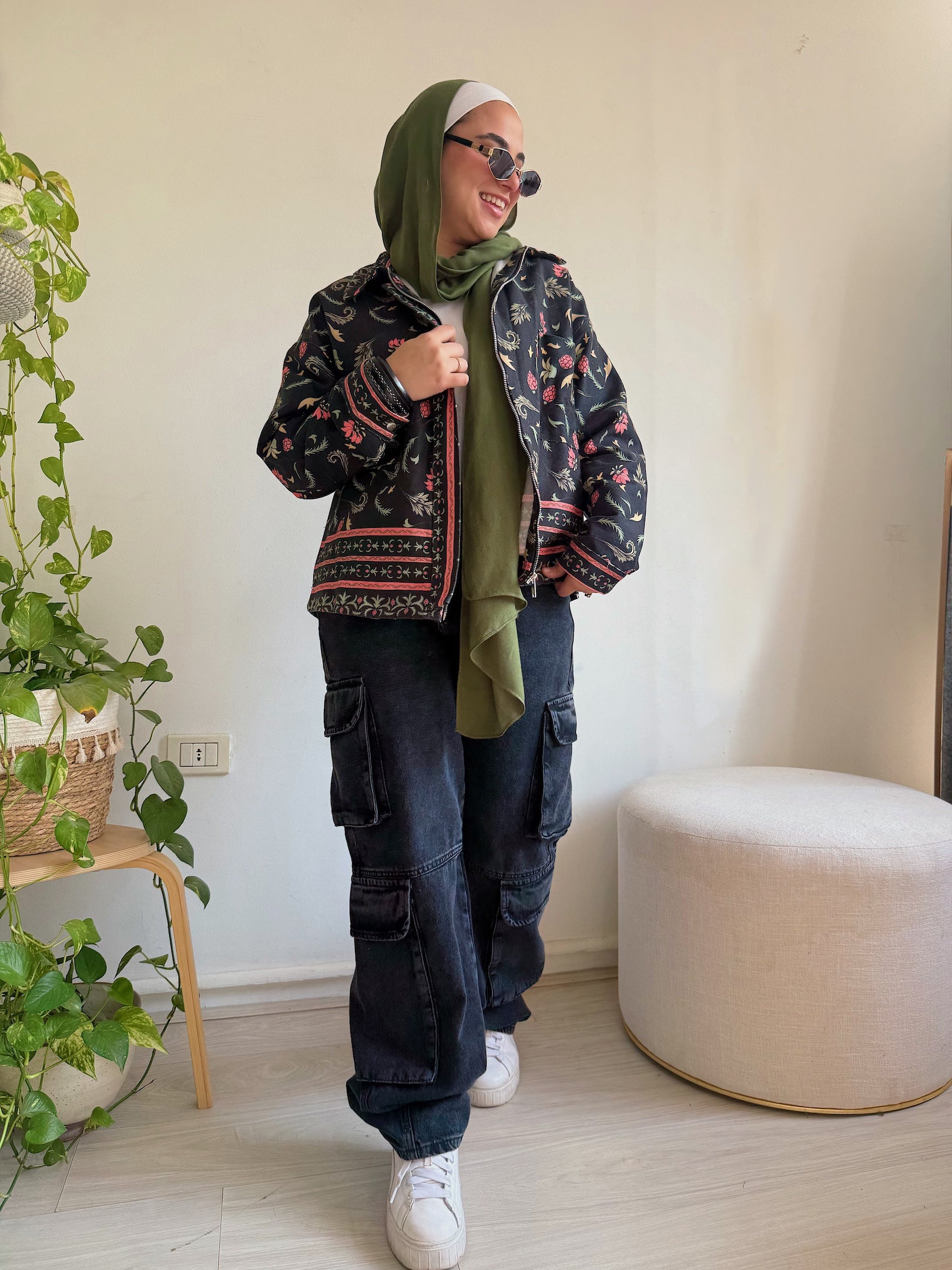 Image of Black Gabardine Jacket